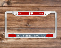 Southern Pacific (SP) Chrome License Plate Frame