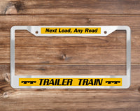 Trailer Train (TTX) Legacy Chrome License Plate Frame