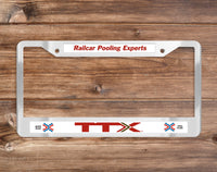 Trailer Train (TTX) Chrome License Plate Frame