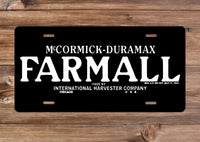 IH Farmall Duramax License Plate