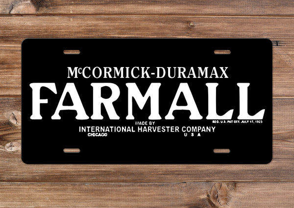 IH Farmall Duramax License Plate