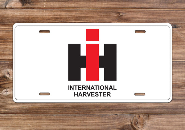 International Harvester License Plate