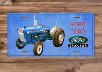 Ford 3000 Tractor License Plate