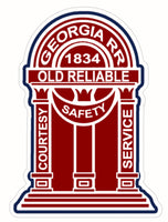 Georgia Railroad Vinyl Sticker