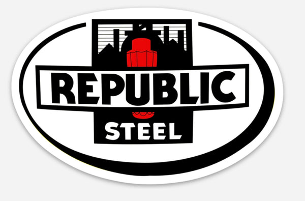 Republic Steel Viny Sticker