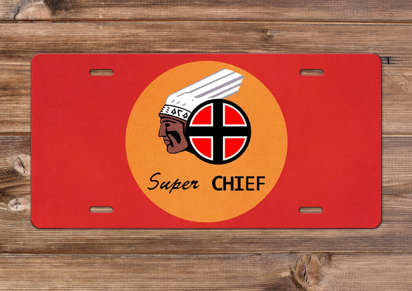 Santa Fe "Super Chief" License Plate
