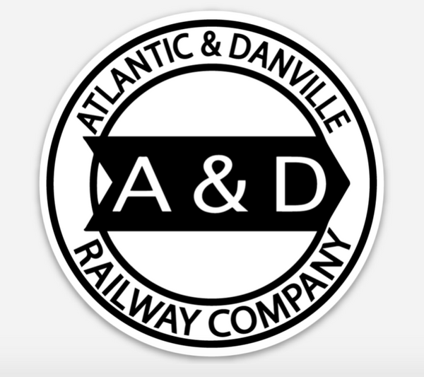 Atlantic & Danville (A&D) Vinyl Sticker