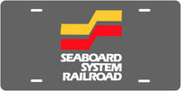 Seaboard System Railroad License Plate