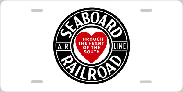 Seaboard Air Lines RR (SAL) License Plate