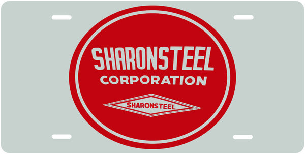 Sharon Steel License Plate