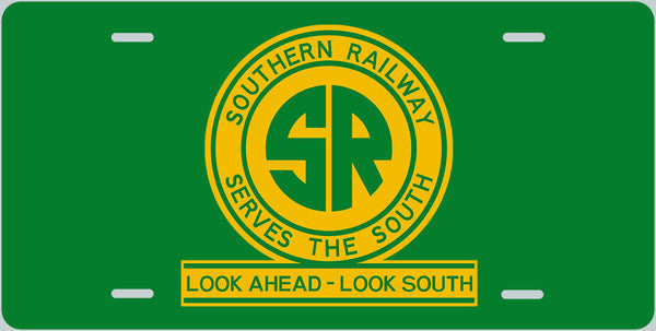 Southern Railway (SOU) Logo with Rail License Plate