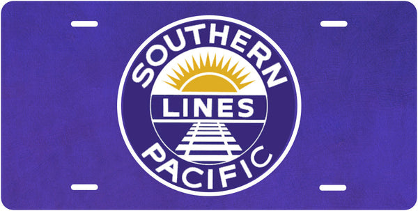 Southern Pacific License Plate
