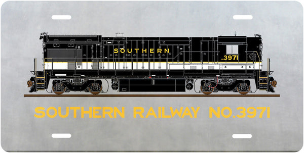 Southern Railway (SOU) No.3971 License Plate