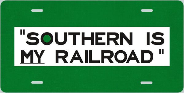 Southern Railway (SOU) - Southern is MY Railroad - License Plate