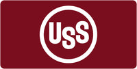 United States Steel License Plate