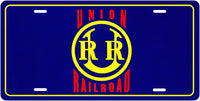 Union Railroad License Plate(s)