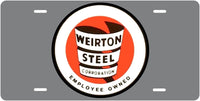 Weirton Steel License Plate
