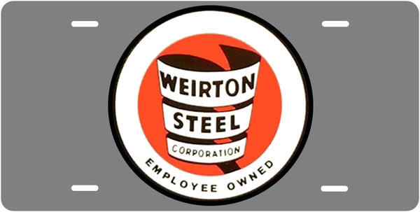 Weirton Steel License Plate