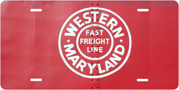 Western Maryland (WM) -Fast Freight - Box Car License Plate