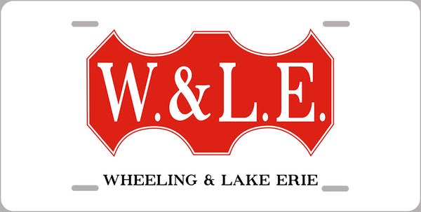 Wheeling & Lake Erie License Plate