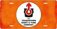 Youngstown Sheet & Tube Co. License Plate